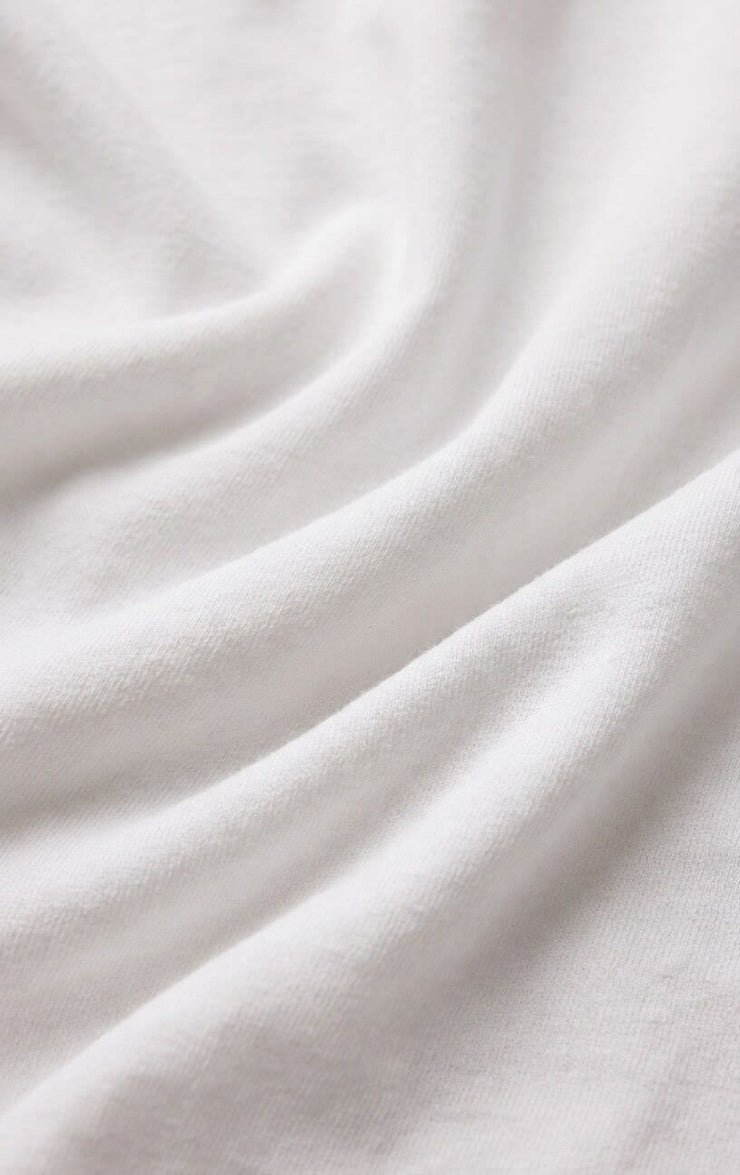 Tops Tourist Airy Knit Jersey Tee White