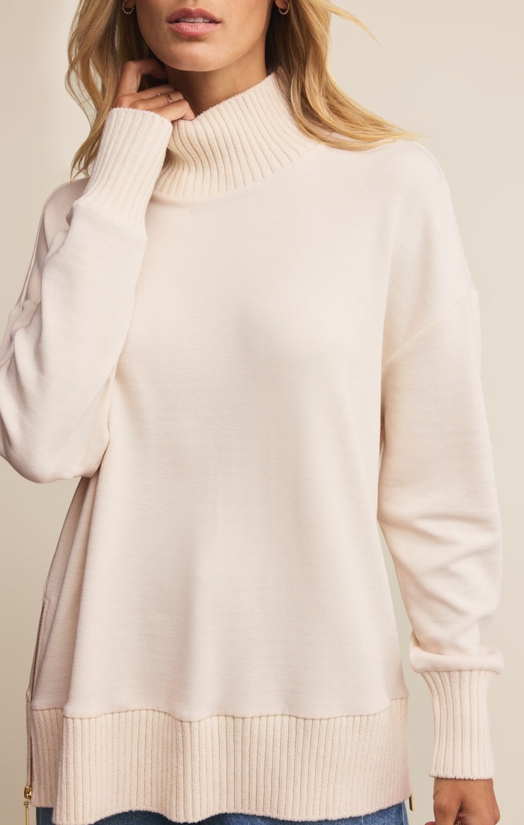 Tops Sable Luxe Mock Neck Top Sable Luxe Mock Neck Top