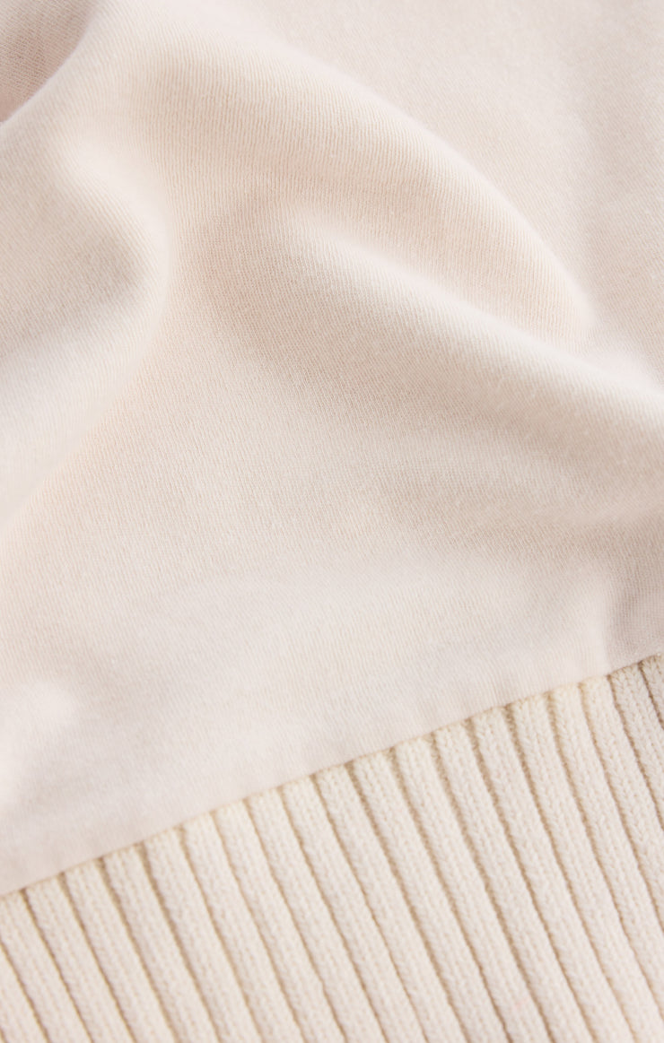 Tops Sable Luxe Mock Neck Top Warm White