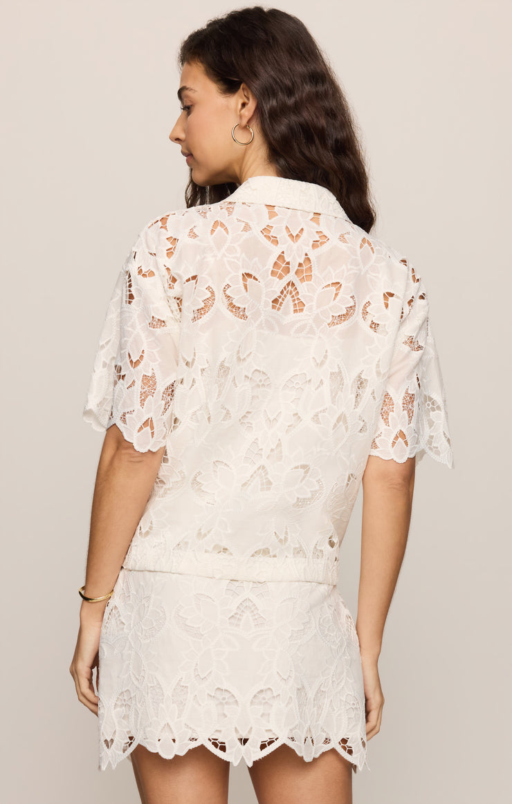 Tops Midnight Embroidered Top Cloud