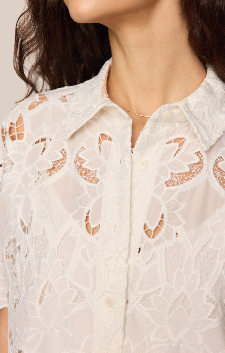 Tops Midnight Embroidered Top Cloud