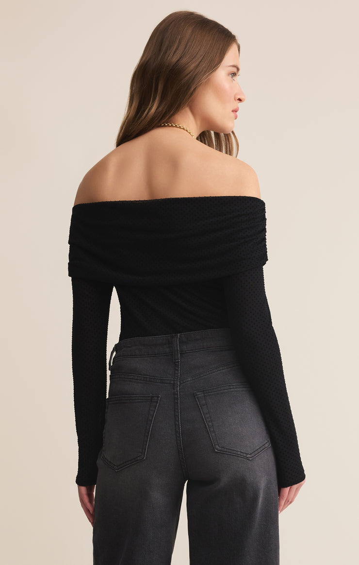 Whimsy Off Shoulder Mesh Top – Z SUPPLY