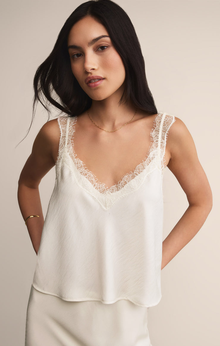 Tops Uma Lace Satin Cami Uma Lace Satin Cami
