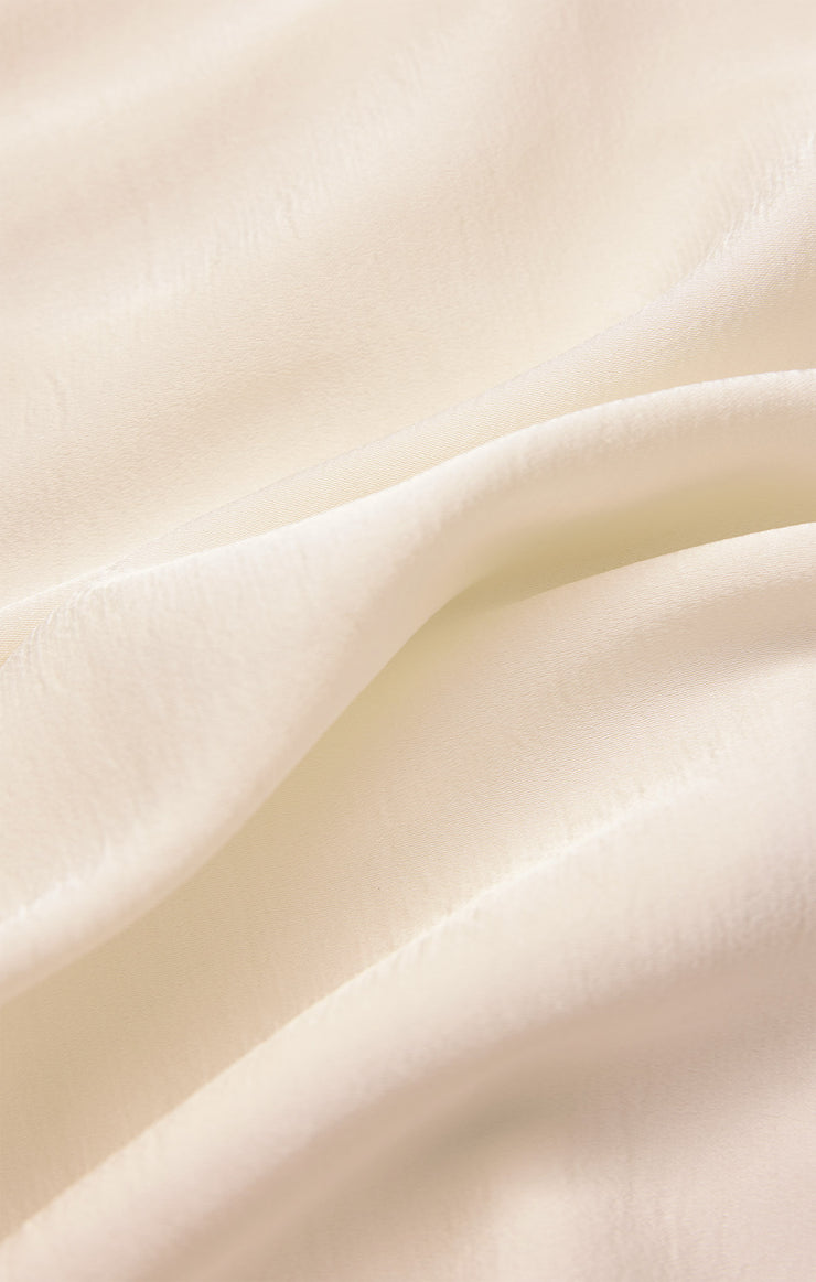 Tops Ana Satin Button Up Cloud