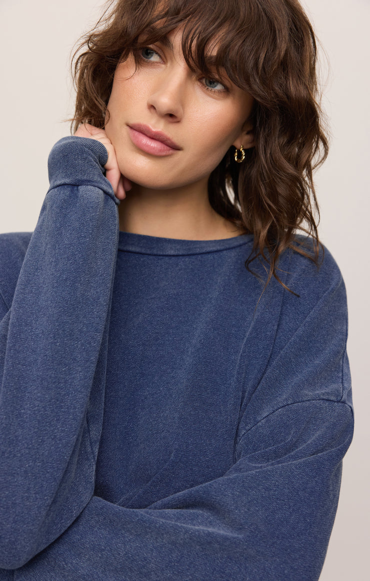 Circuit Knit Denim Sweatshirt – Z SUPPLY