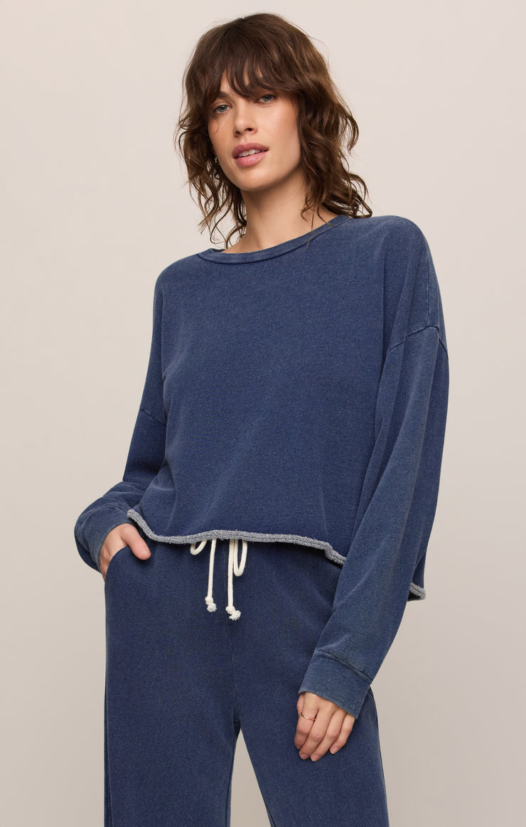 Circuit Knit Denim Sweatshirt – Z SUPPLY