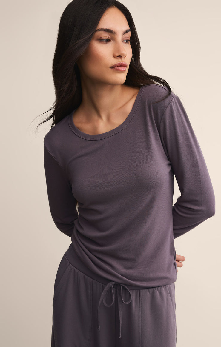 Tops Second Skin Crew Long Sleeve Top Second Skin Crew Long Sleeve Top