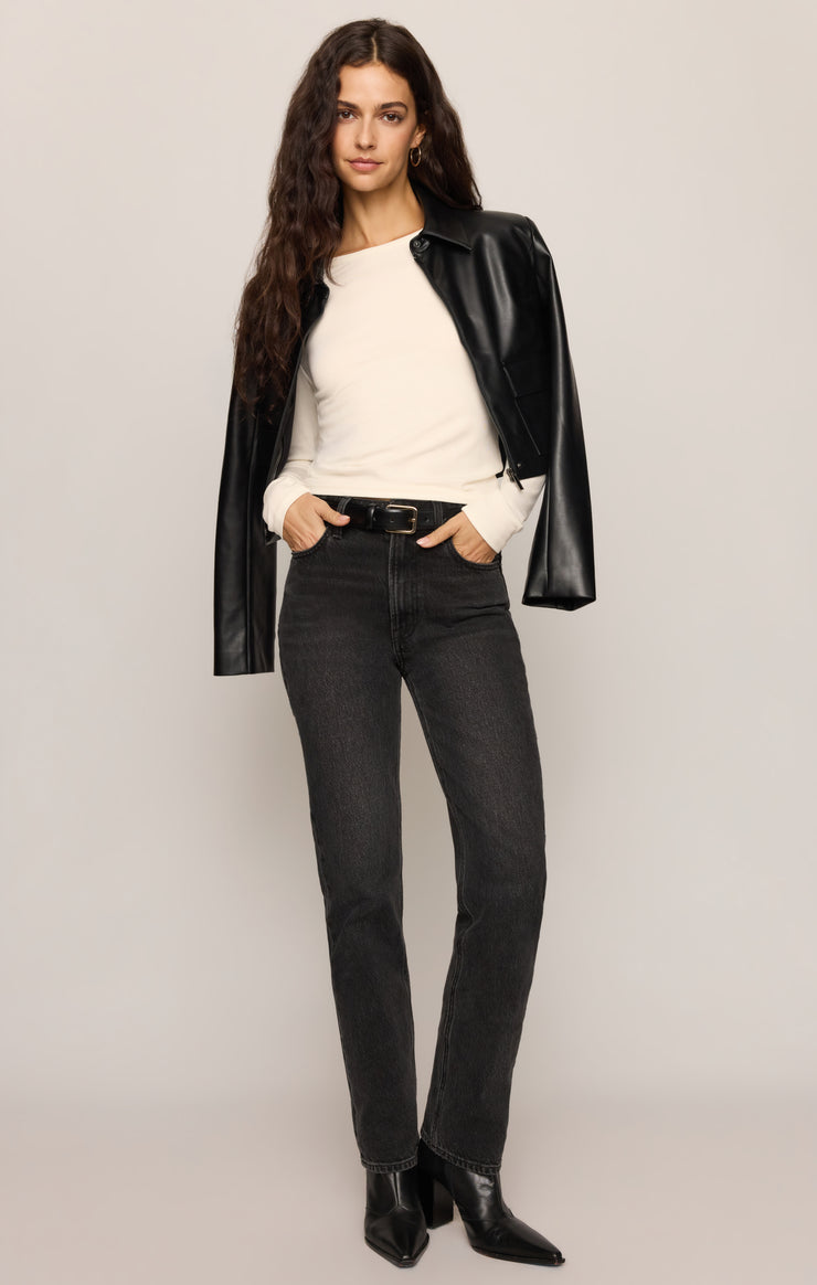 Tops Second Skin Crew Long Sleeve Tee Sandstone