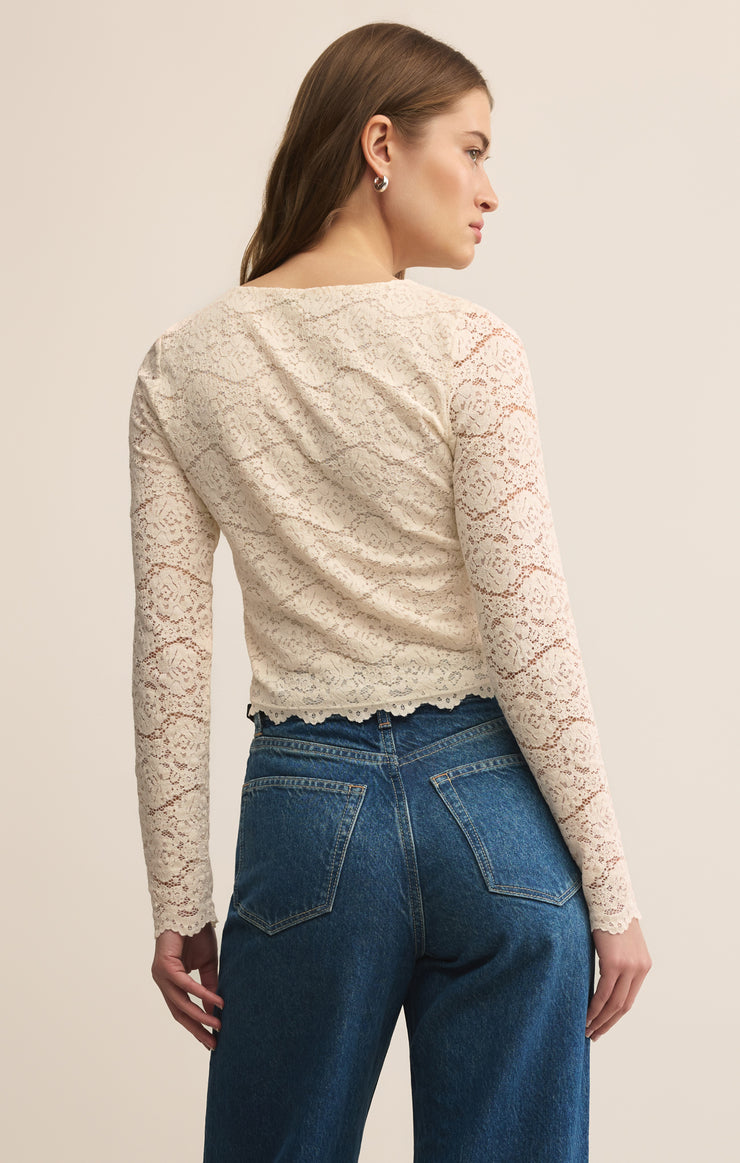 Aurora Lace Cropped Long Sleeve – Z SUPPLY
