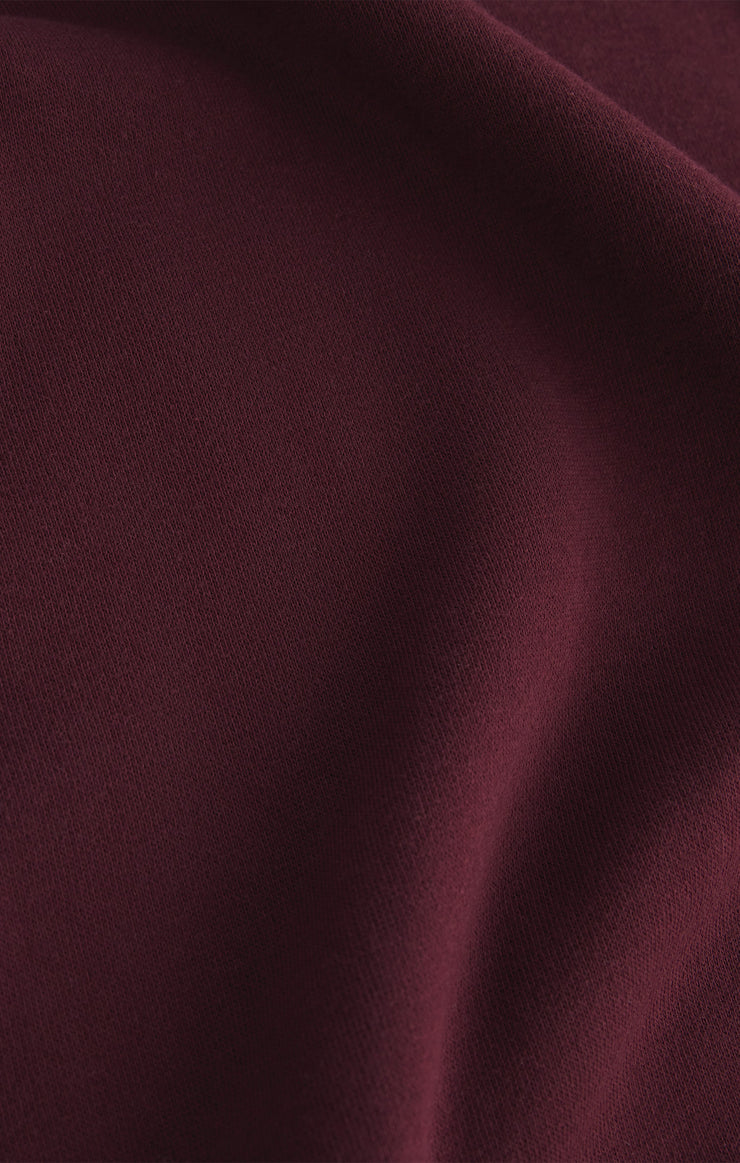 Tops Classic Boyfriend Sweatshirt Merlot