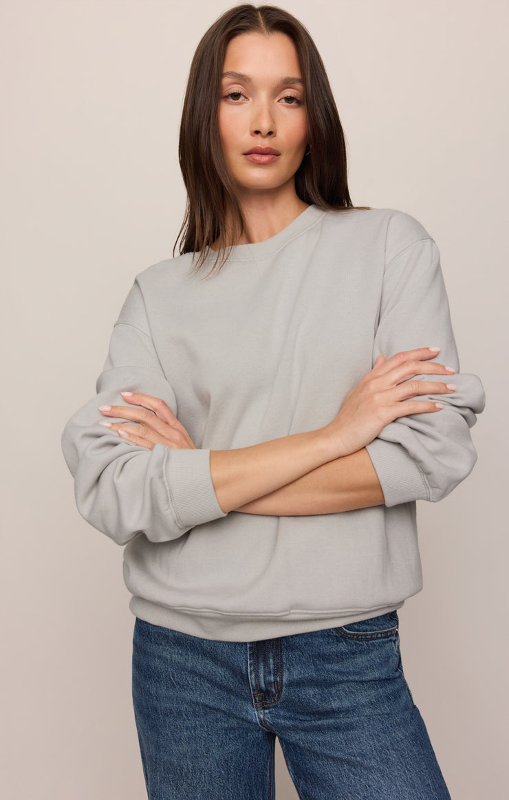 Tops Classic Boyfriend Sweatshirt Silverlake