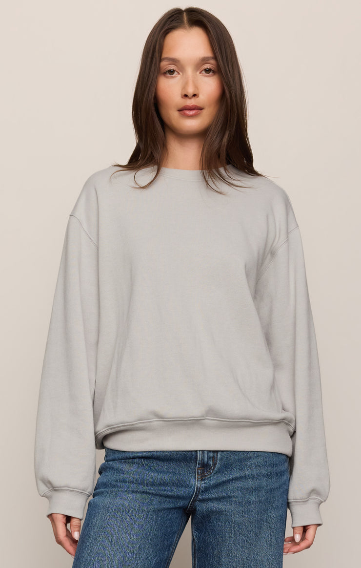 Tops Classic Boyfriend Sweatshirt Silverlake