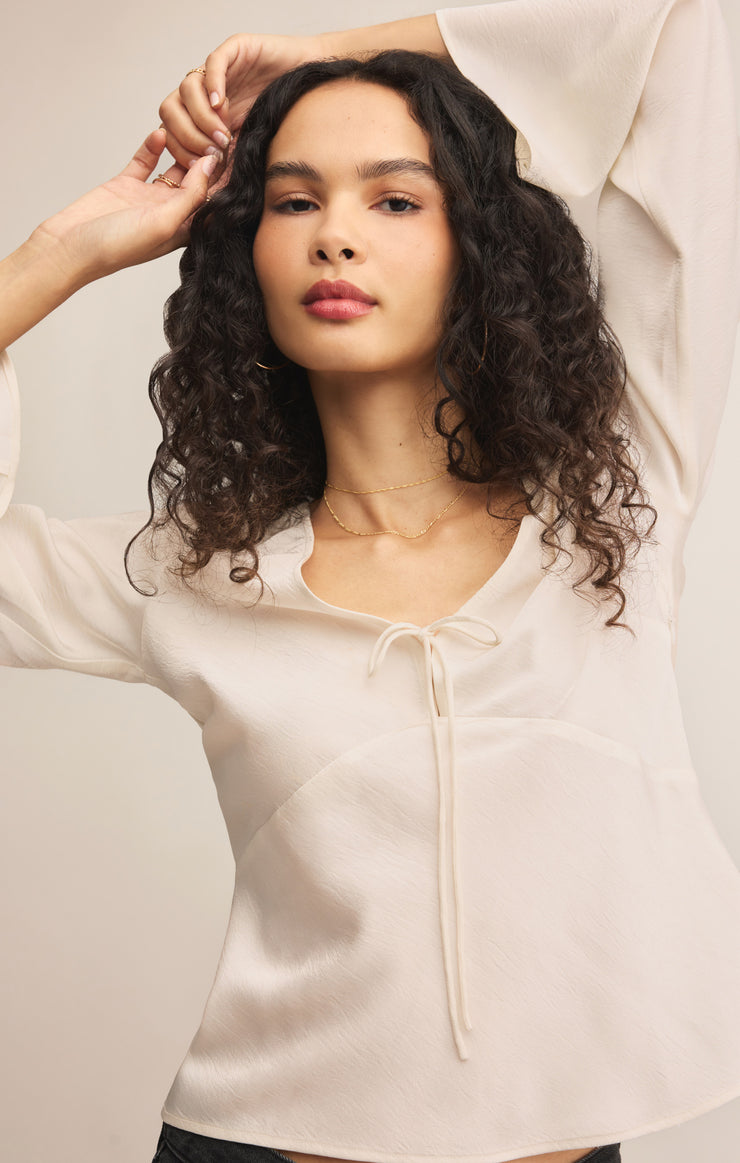 Tops Illara Tie Front Blouse Illara Tie Front Blouse