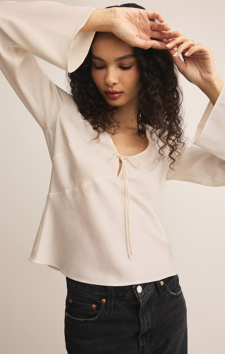 Tops Illara Tie Front Blouse Illara Tie Front Blouse