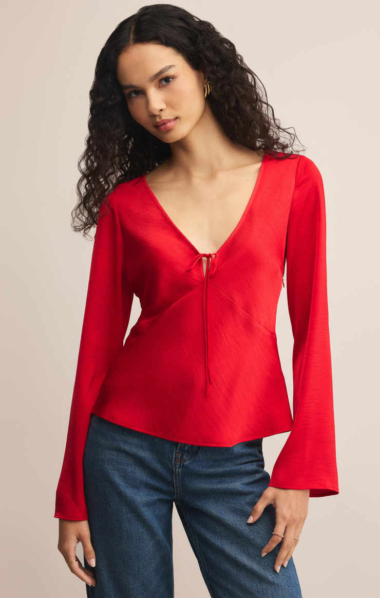 Tops Illara Tie Front Blouse Illara Tie Front Blouse