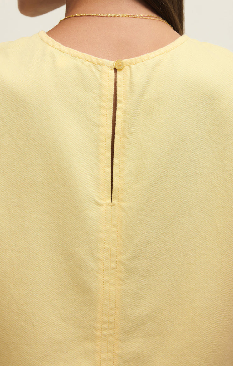 Sun Seeker Twill Cropped Tank