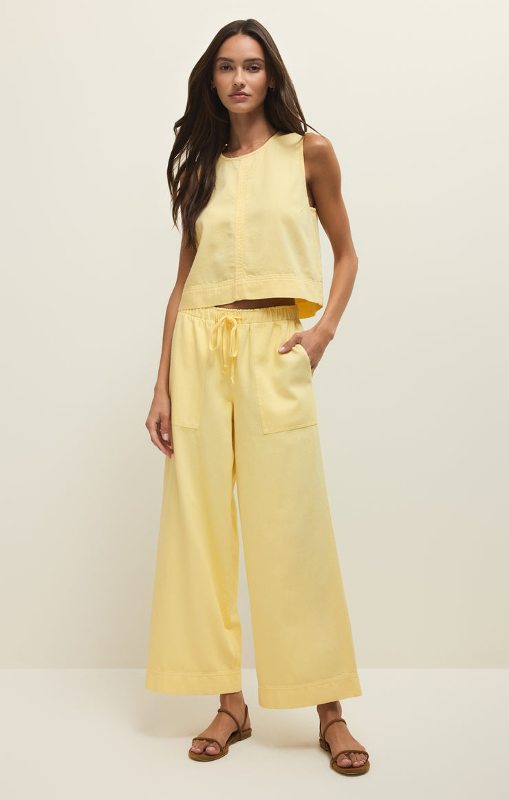 Tops Sun Seeker Twill Cropped Tank Sunnyside