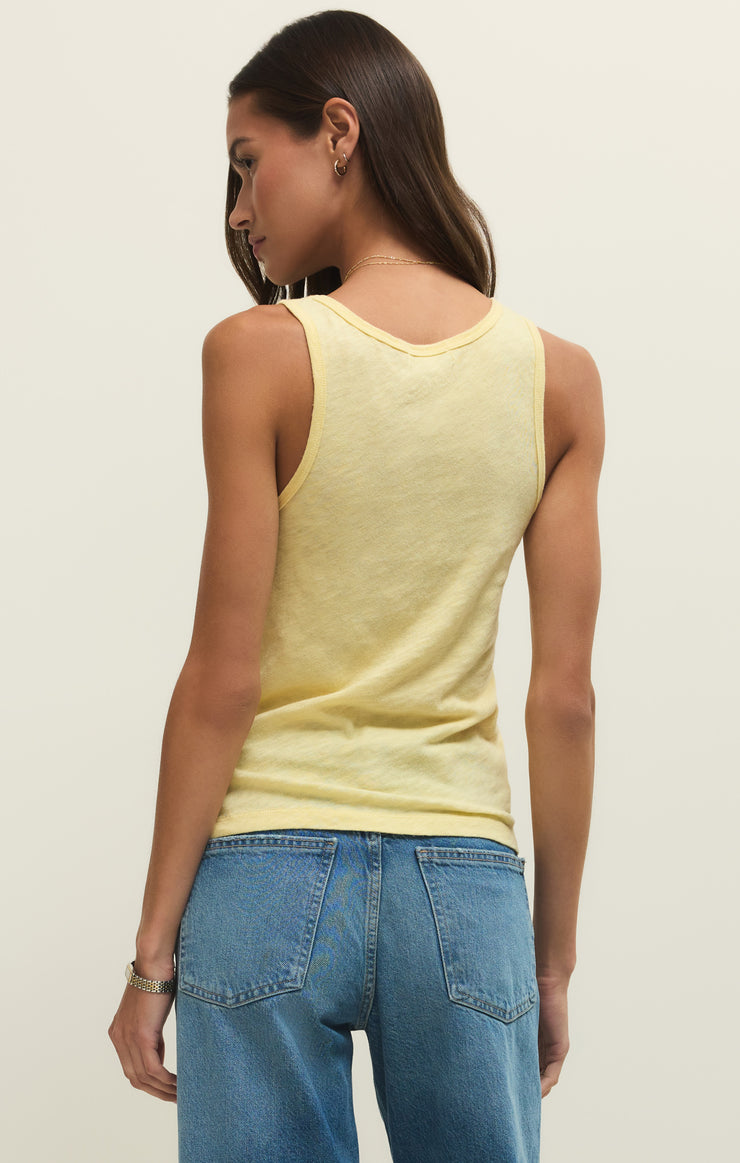 Tops Classic Slub Scoop Tank Sunnyside
