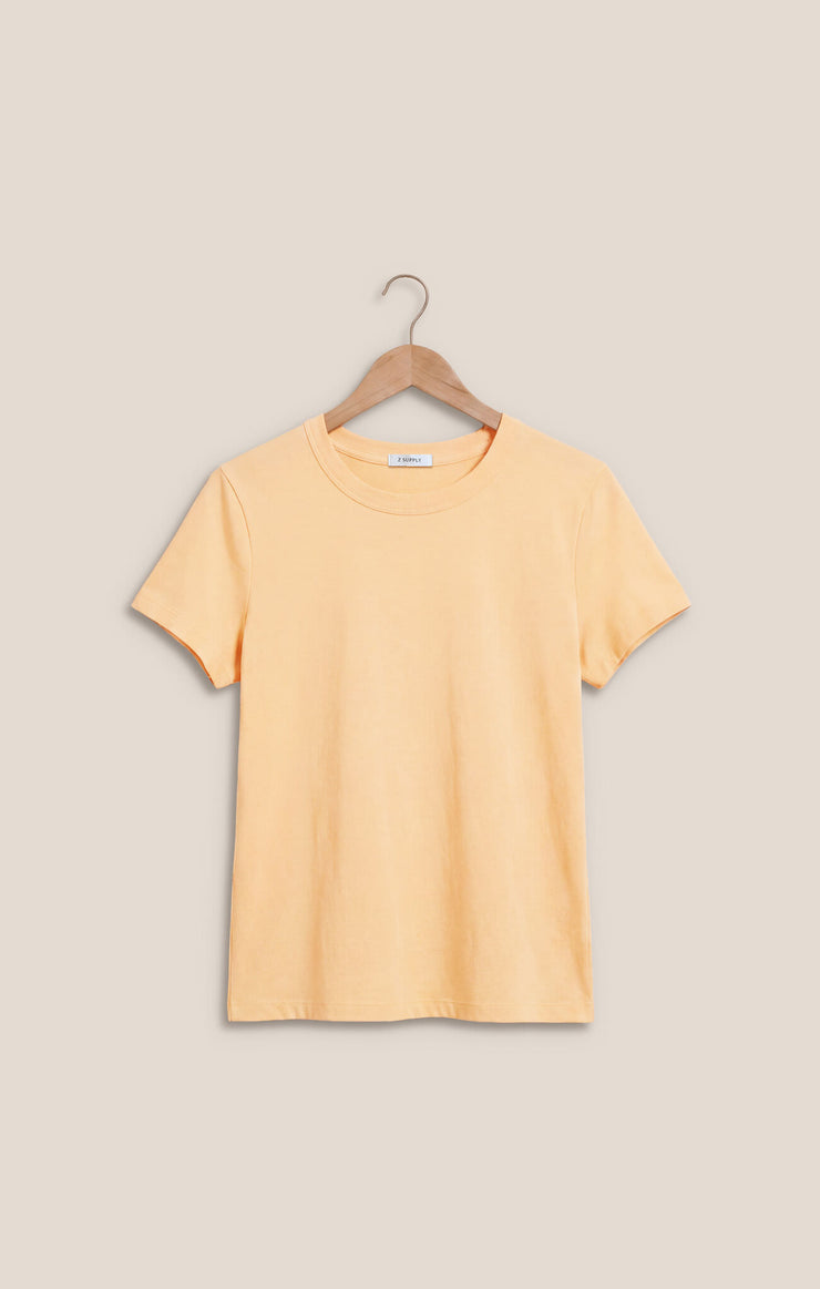 Tops Junie Cotton Tee Custard