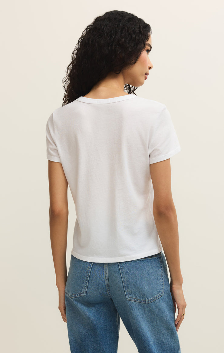 Tops Junie Cotton Tee White