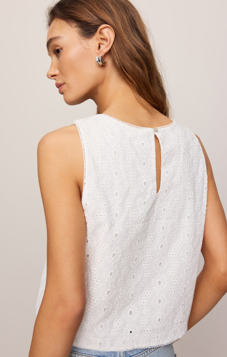 Capri Eyelet Top
