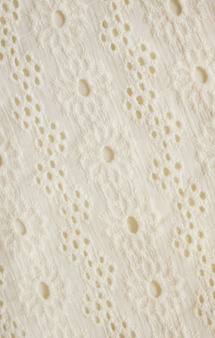 Tops Bria Cotton Eyelet Top White