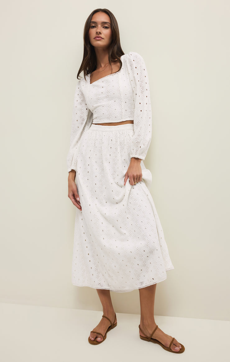 Tops Bria Cotton Eyelet Top Bria Cotton Eyelet Top