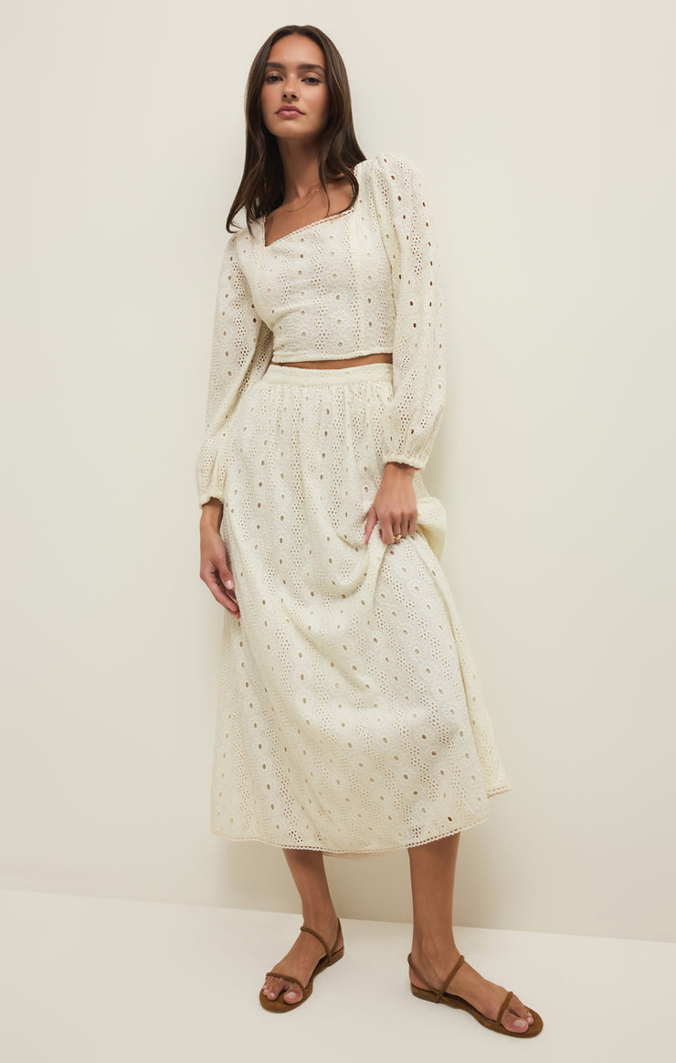 Tops Bria Cotton Eyelet Top Bria Cotton Eyelet Top