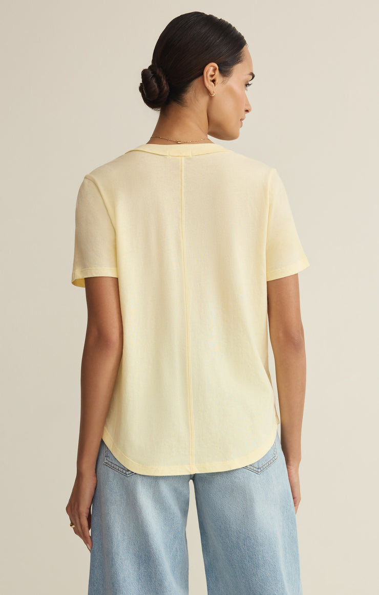 Tops Elara Cotton Jersey Top Pineapple