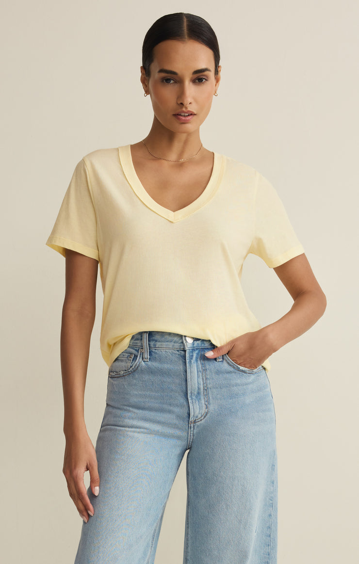 Tops Elara Cotton Jersey Top Pineapple