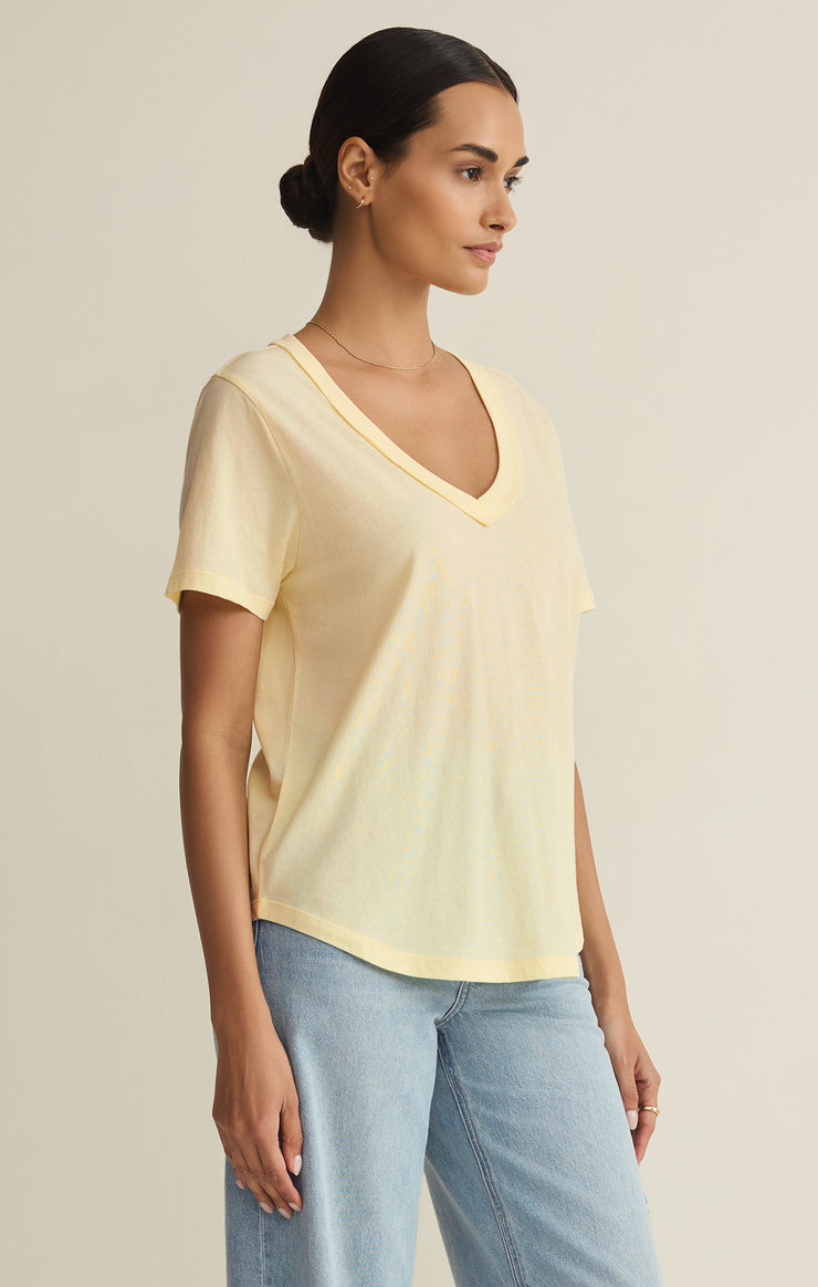Tops Elara Cotton Jersey Top Pineapple