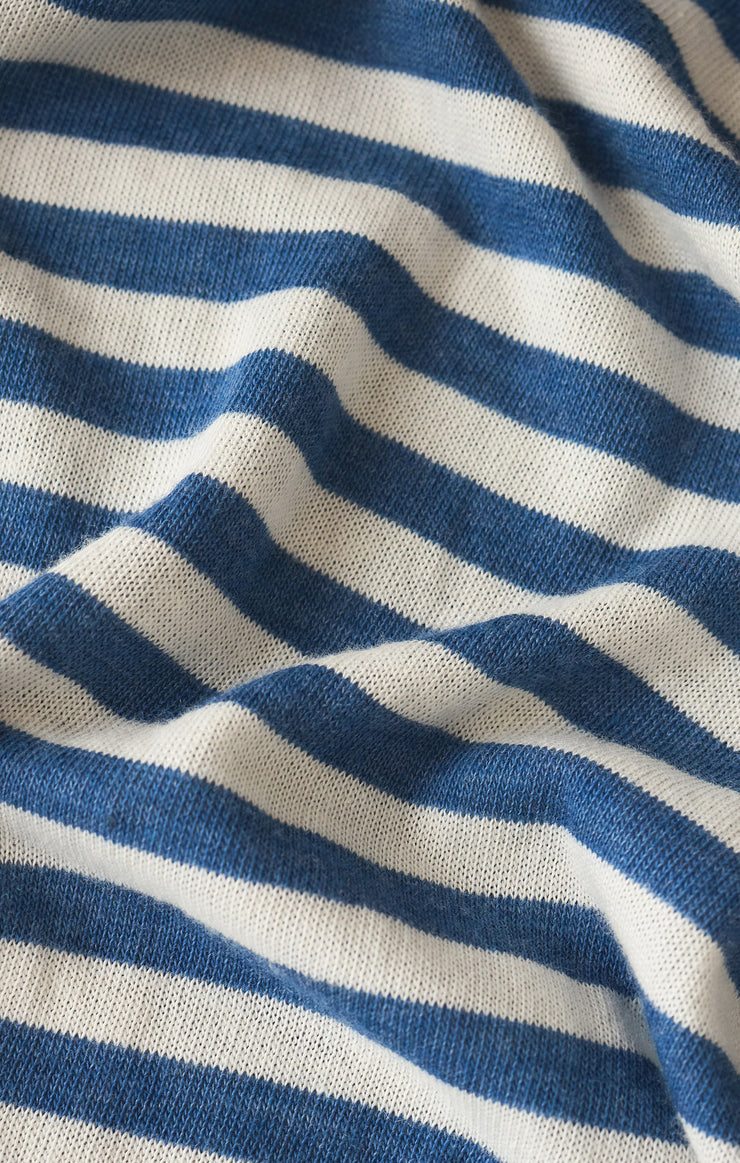 Tops Select Striped Airy Tank Calypso Blue Indigo