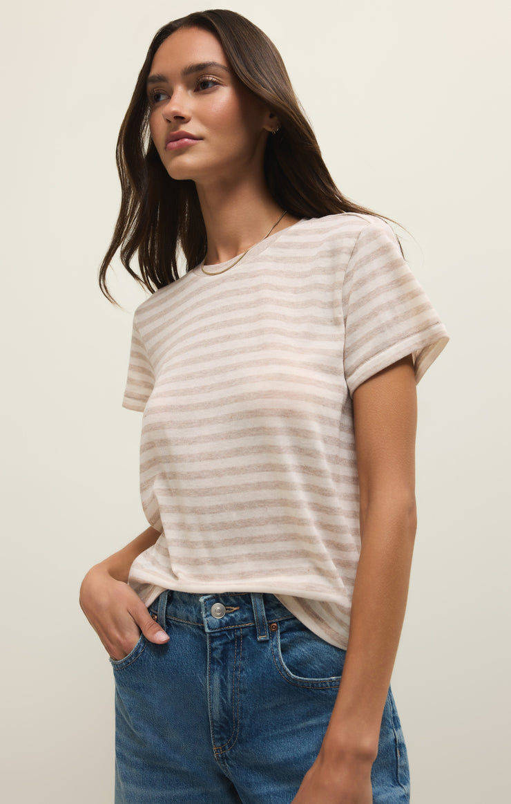 Tourist Airy Striped Tee