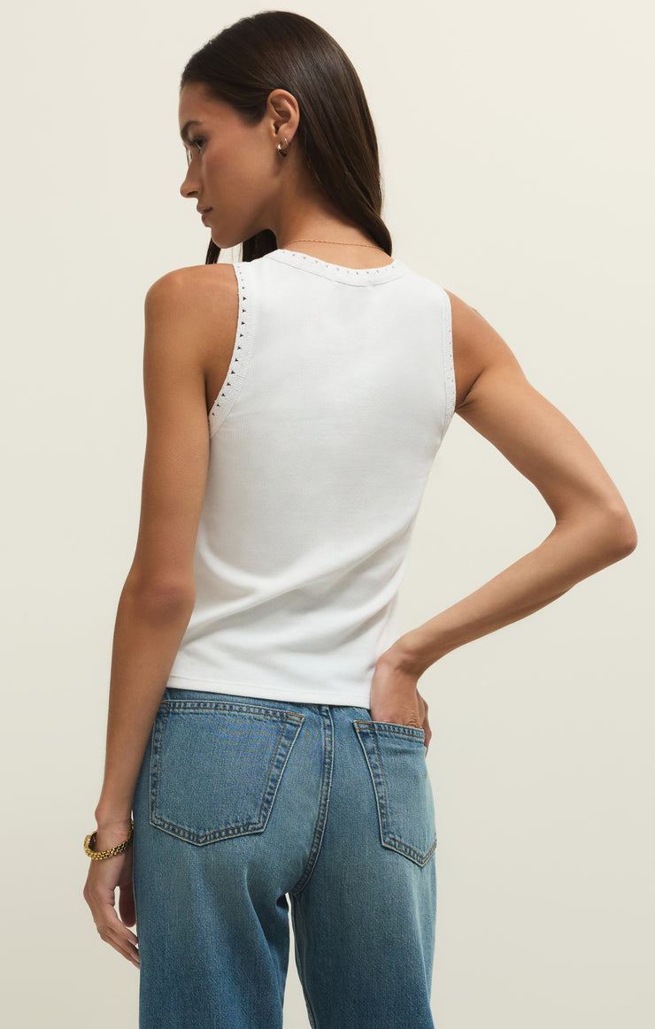 トップス BACK OPEN AMERICAN SLEEVES RIB TANK CRZ YOGA Ribbed Crop Fitted Tank Tops for Women Low U-Back Scoop