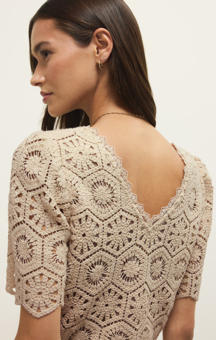 Raquel Lace Cropped Top