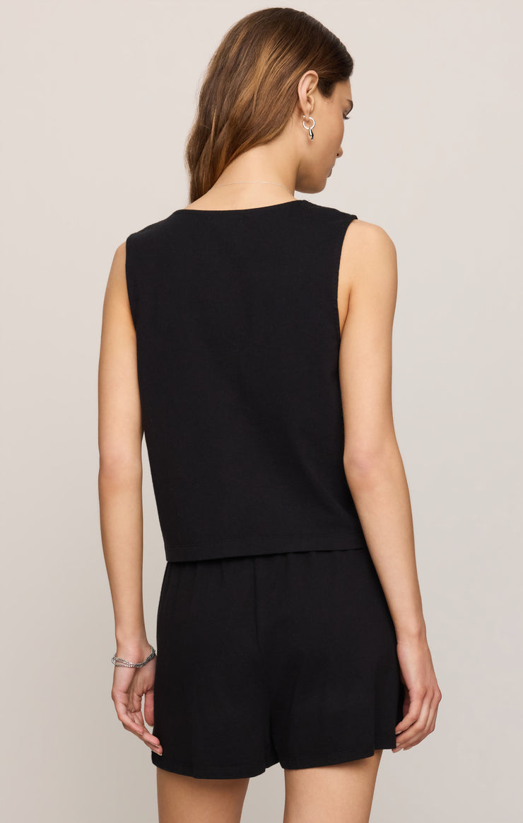 Tops Noelle Jersey Tank True Black