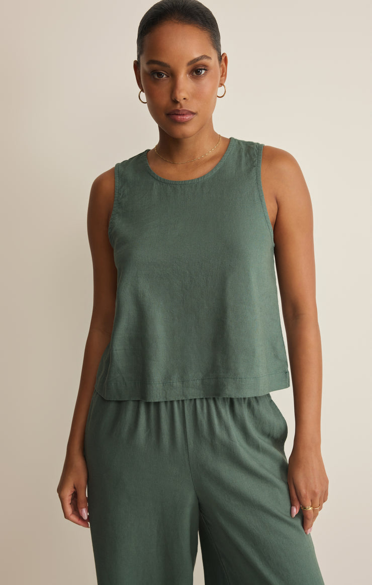 Sloane Linen Cropped Tank – Z SUPPLY