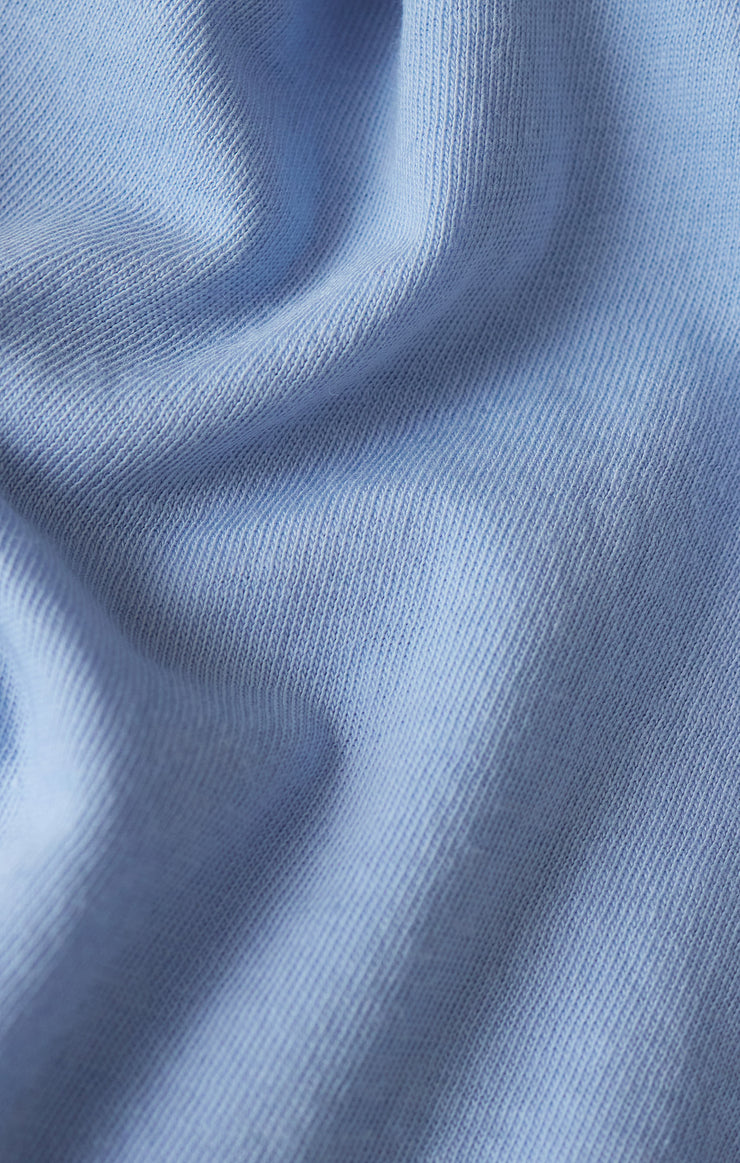 Tops Modern Jersey V-Neck Tee Blue Light