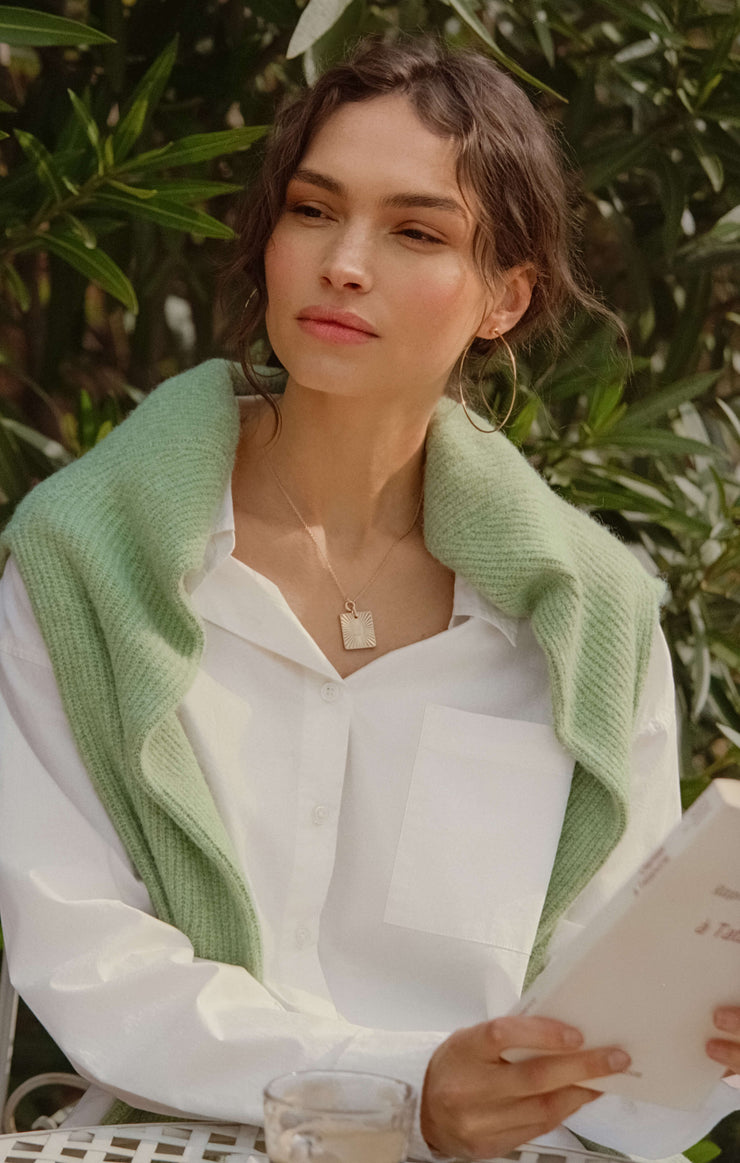 Tops Lisette Poplin Top White