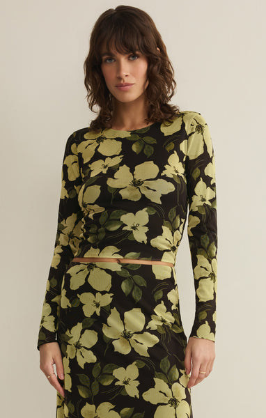 Taysha Ren Floral Mesh Top – Z SUPPLY