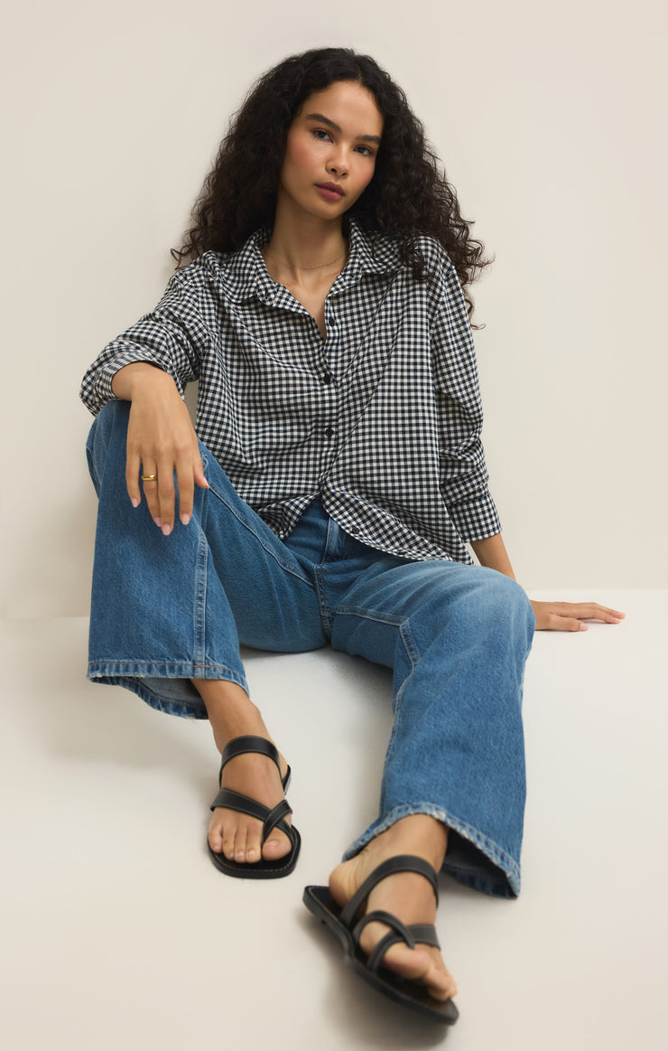 Seaport Gingham Button Up