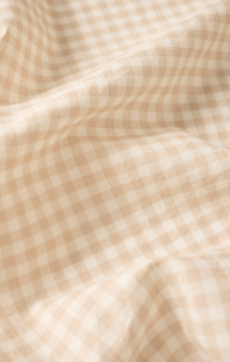 Tops Seaport Gingham Button Up Parchment