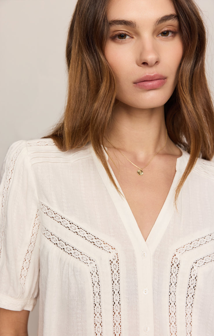 Camille Lace Inset Top – Z SUPPLY