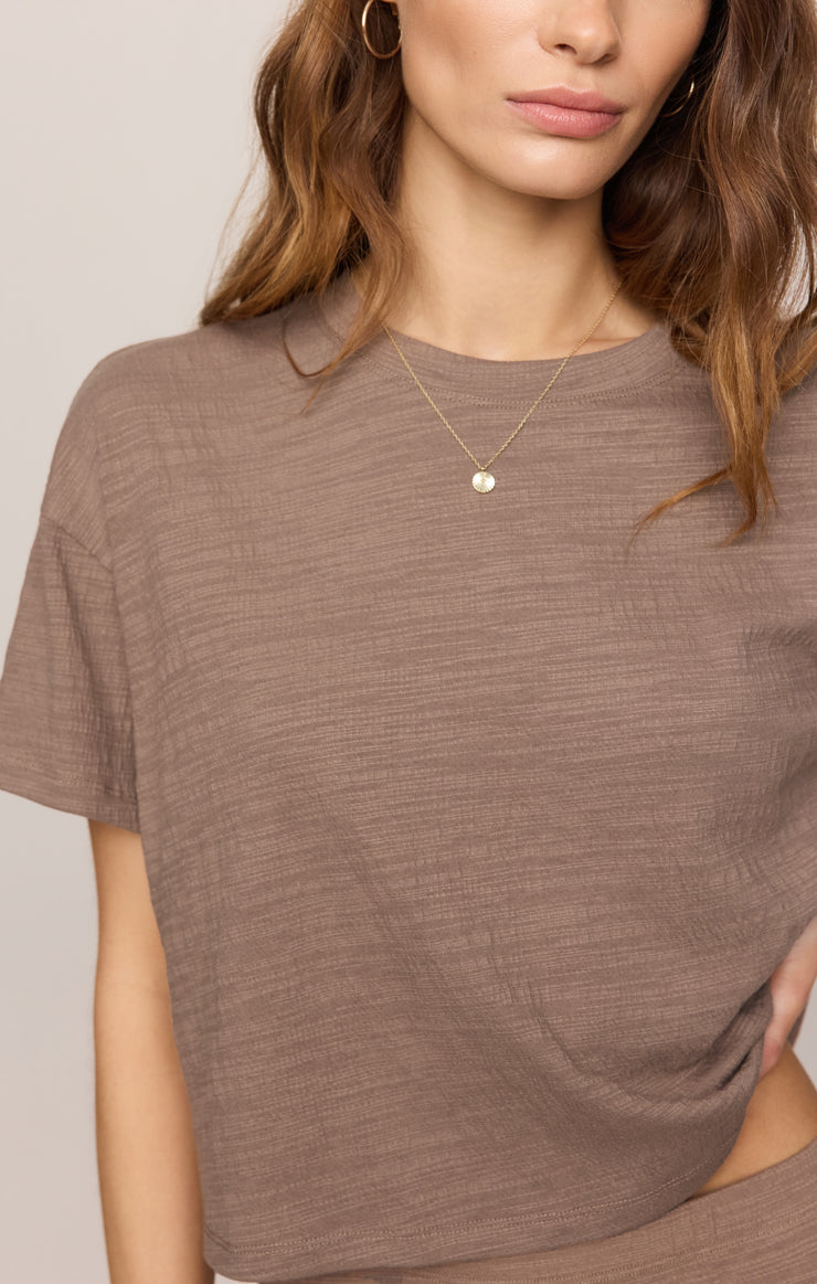 Sway Textured Cropped Tee – Z SUPPLY