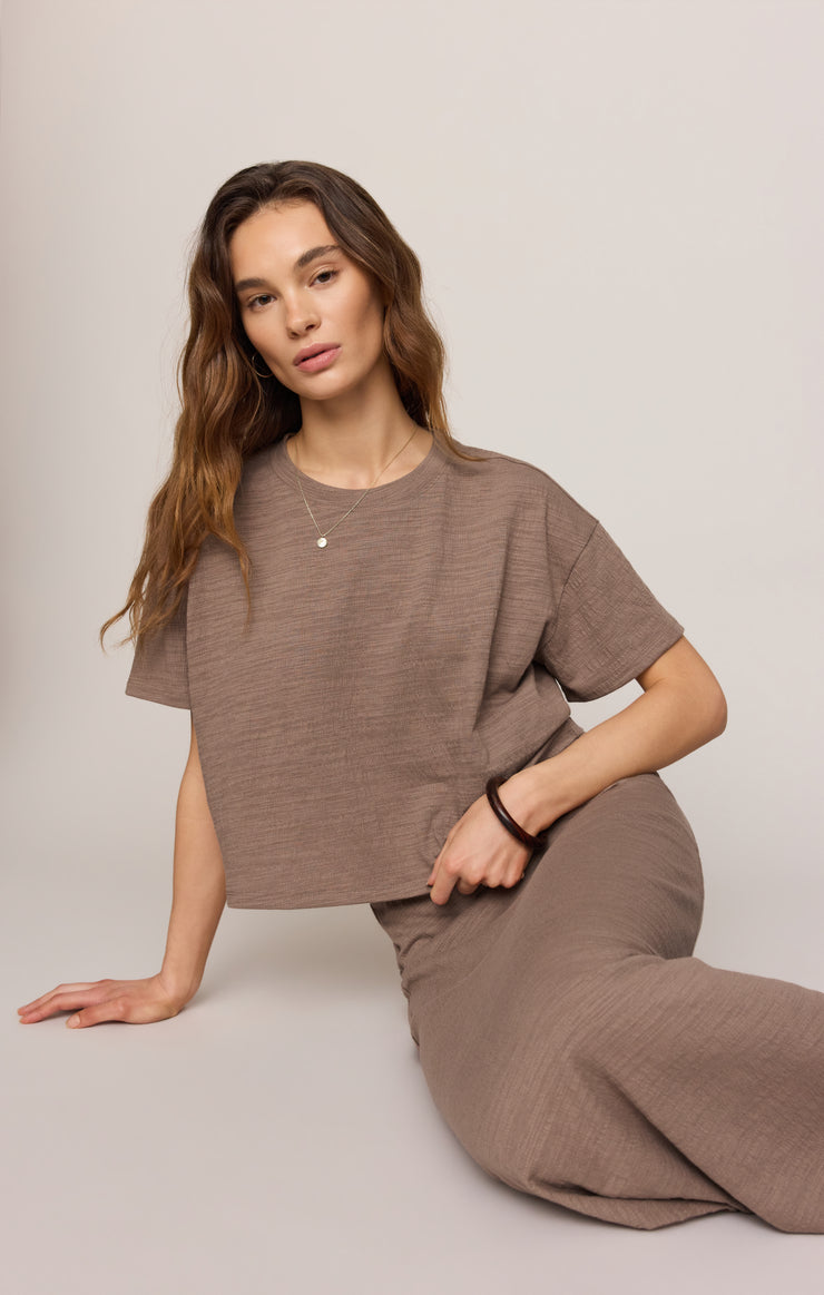 Sway Textured Cropped Tee – Z SUPPLY