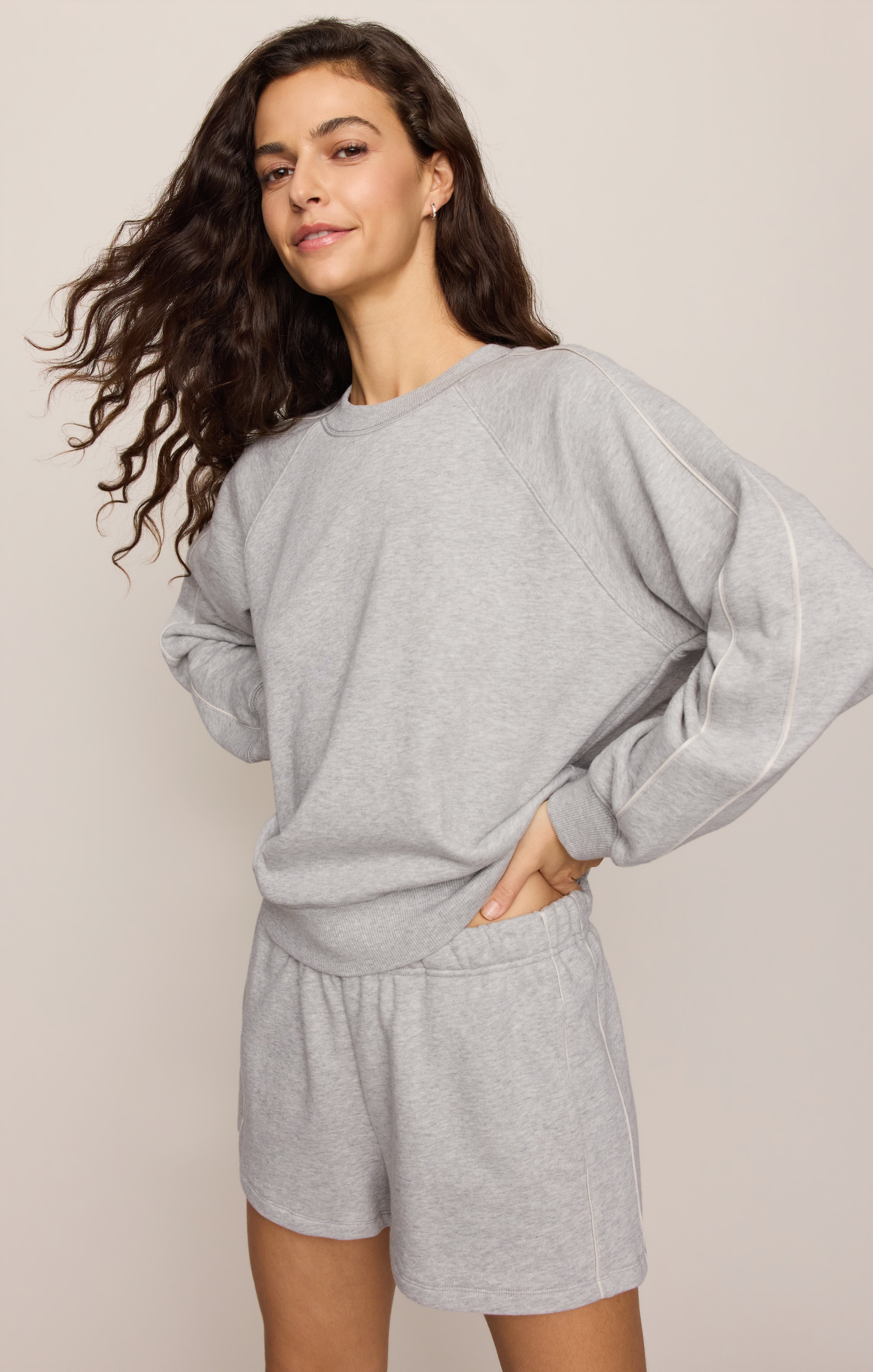 Sport Stripe Boyfriend Knit Terry Sweatshirt – Z SUPPLY