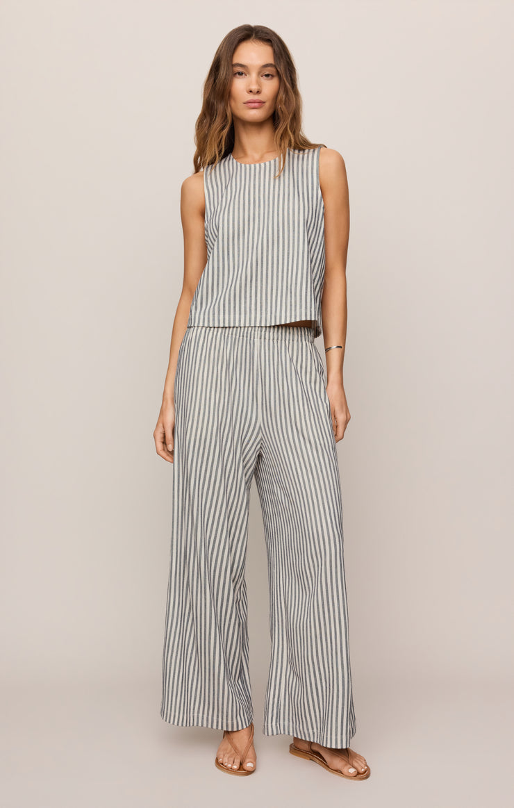 Tops Sloane Knit Striped Tank Top Eclipse