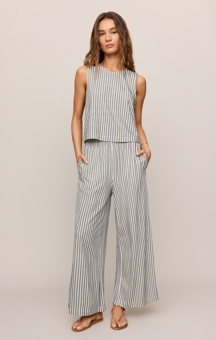 Tops Sloane Knit Striped Tank Top Eclipse