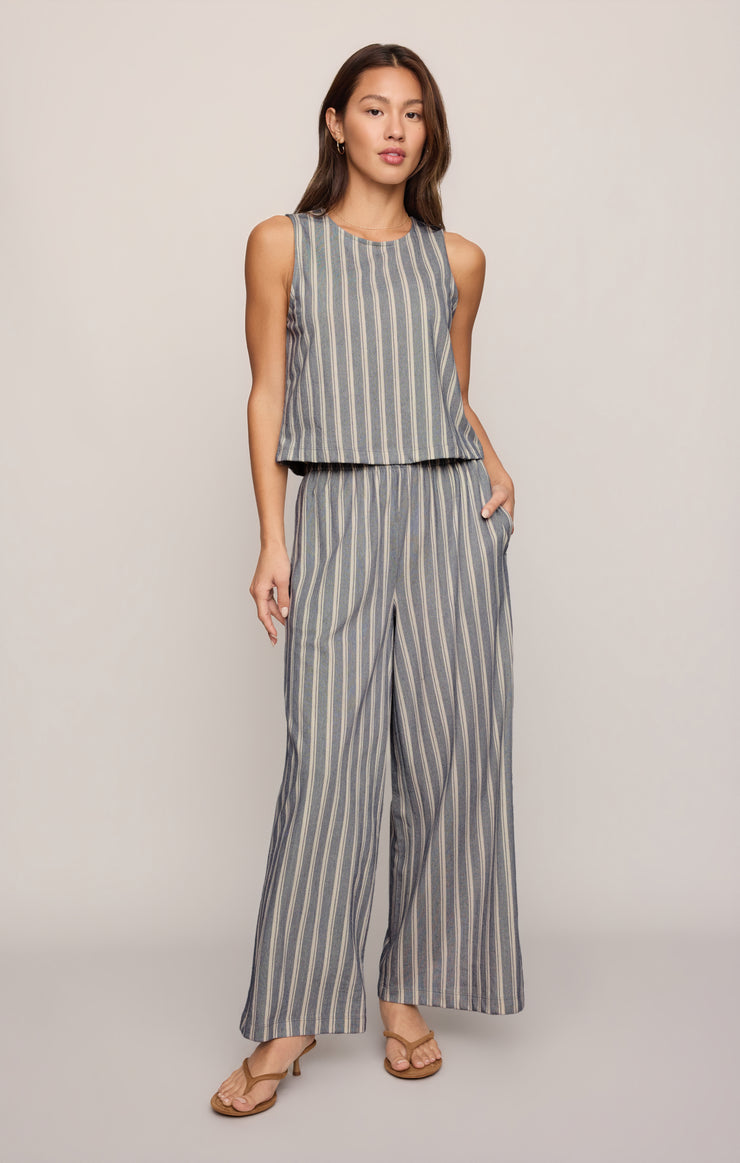 Tops Sloane Knit Striped Tank Top Summer Stone