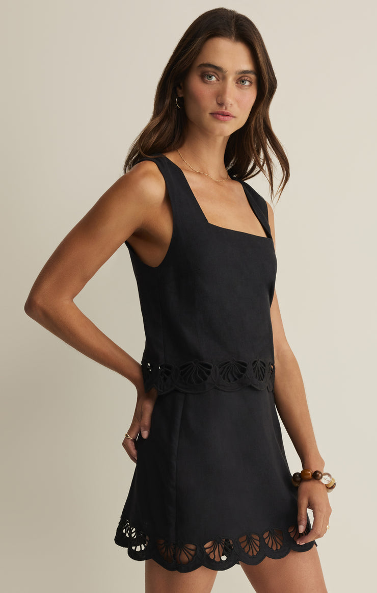 Charlene Embroidered Linen Top – Z SUPPLY
